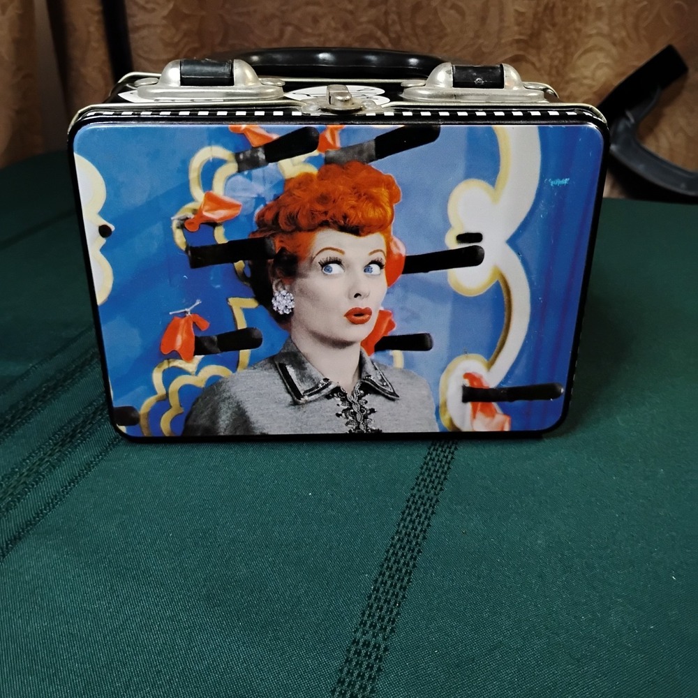 I Love Lucy Tin Metal Tote Lunchbox LTD ED Collectible Vandor - X‎